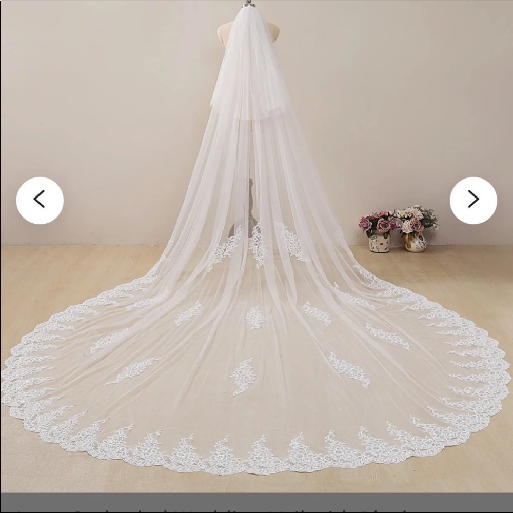 Lace Cathedral Wedding Veil